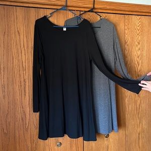 Old Navy XL Dresses (one black one grey)